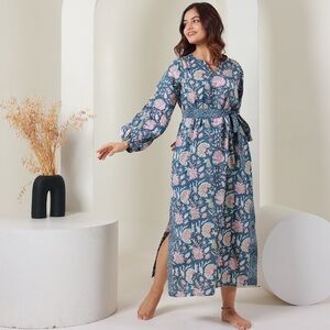 The Fox and The Mermaid Shante dress in a kaftan-style size small brand new